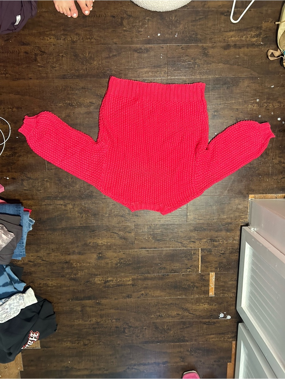 Hot pink Chunky Knit Sweater